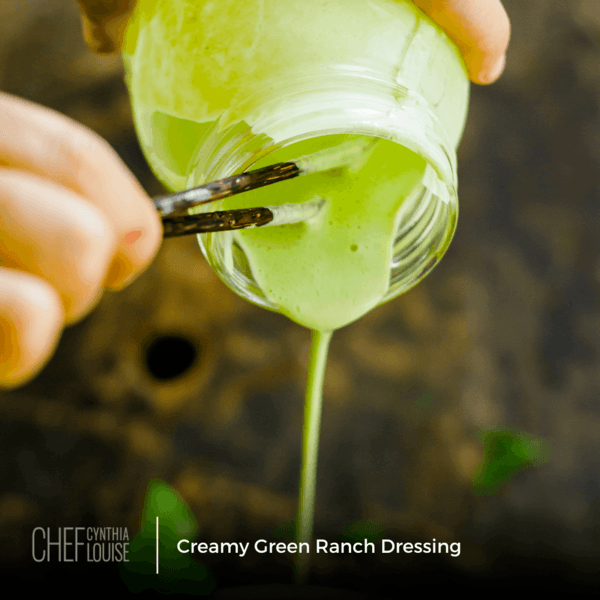 Creamy Green Ranch Dressing