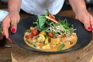 Homemade Vegetarian Thai Red Curry Recipe With Paste